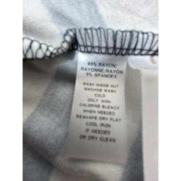 Loft Black & White Striped Sleeveless A-Line Dress With V-Neck, NWT - Picture 8 of 8